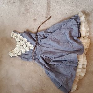 Jean Floral Dress Fits like a L